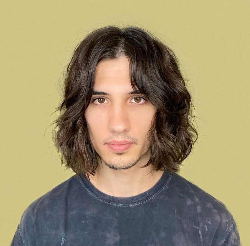 Long Fluffy Bob for Men