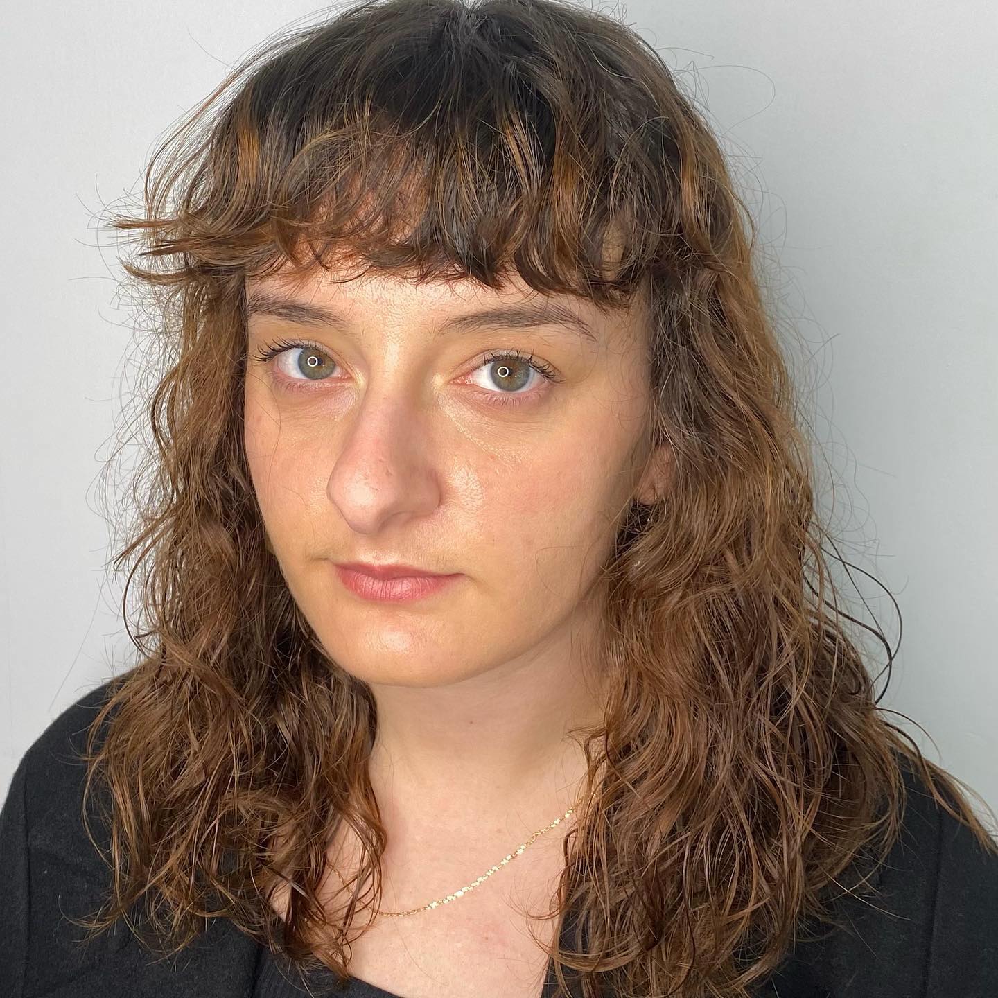 Perming Bangs for Medium Hair
