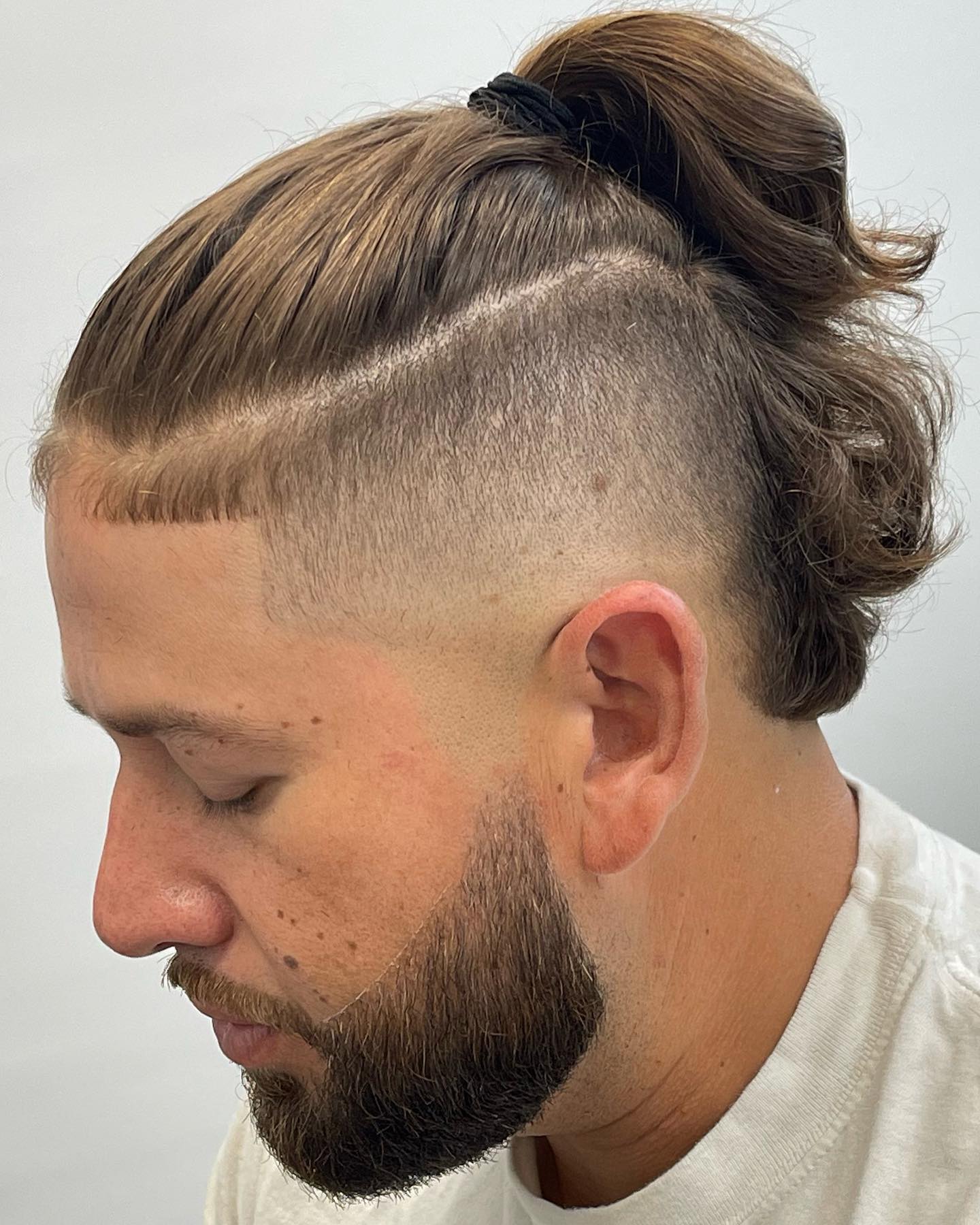 Long Hair Fade for Men
