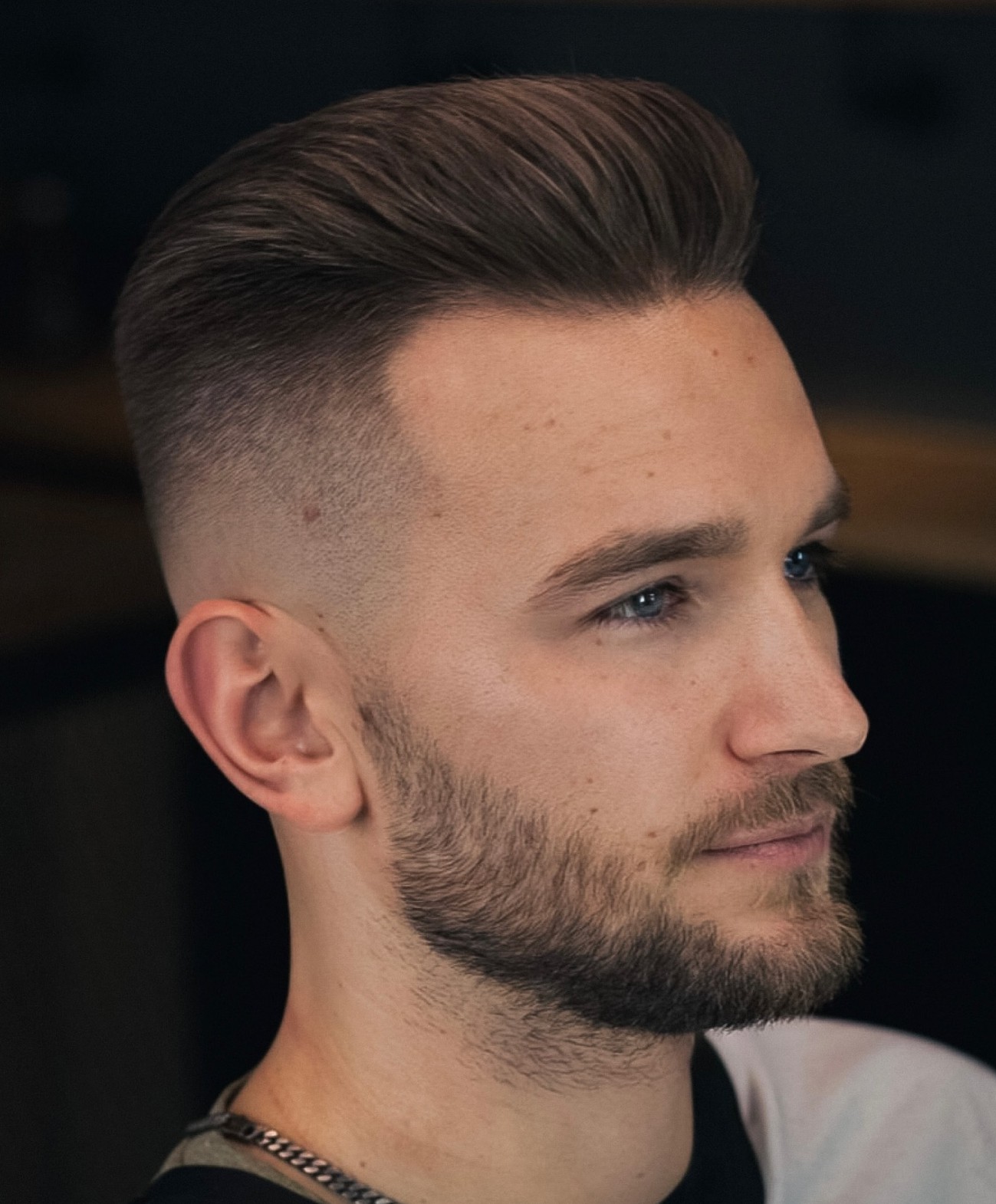 Mens Fade Pompadour
