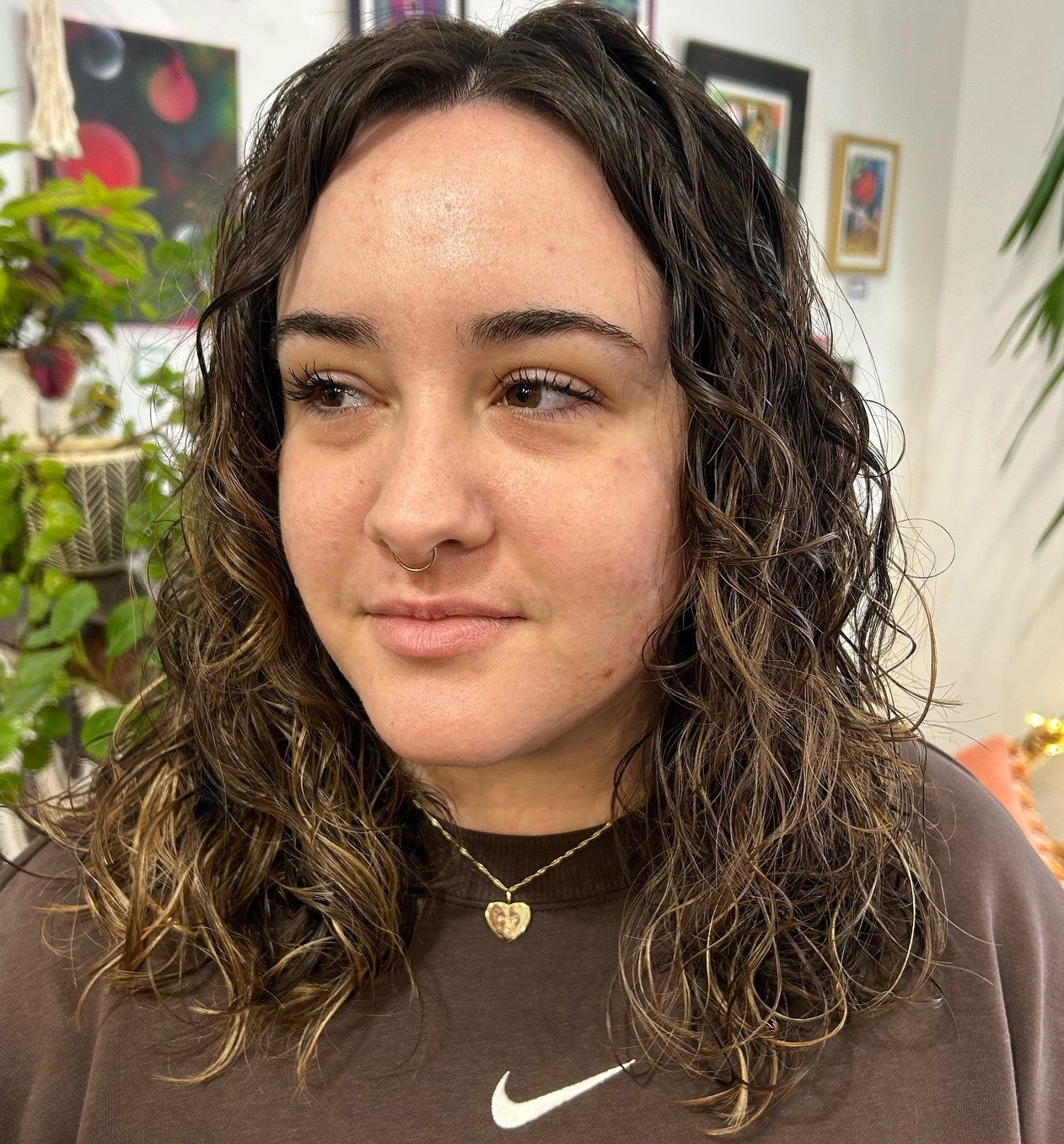 Vertical Curl Pattern