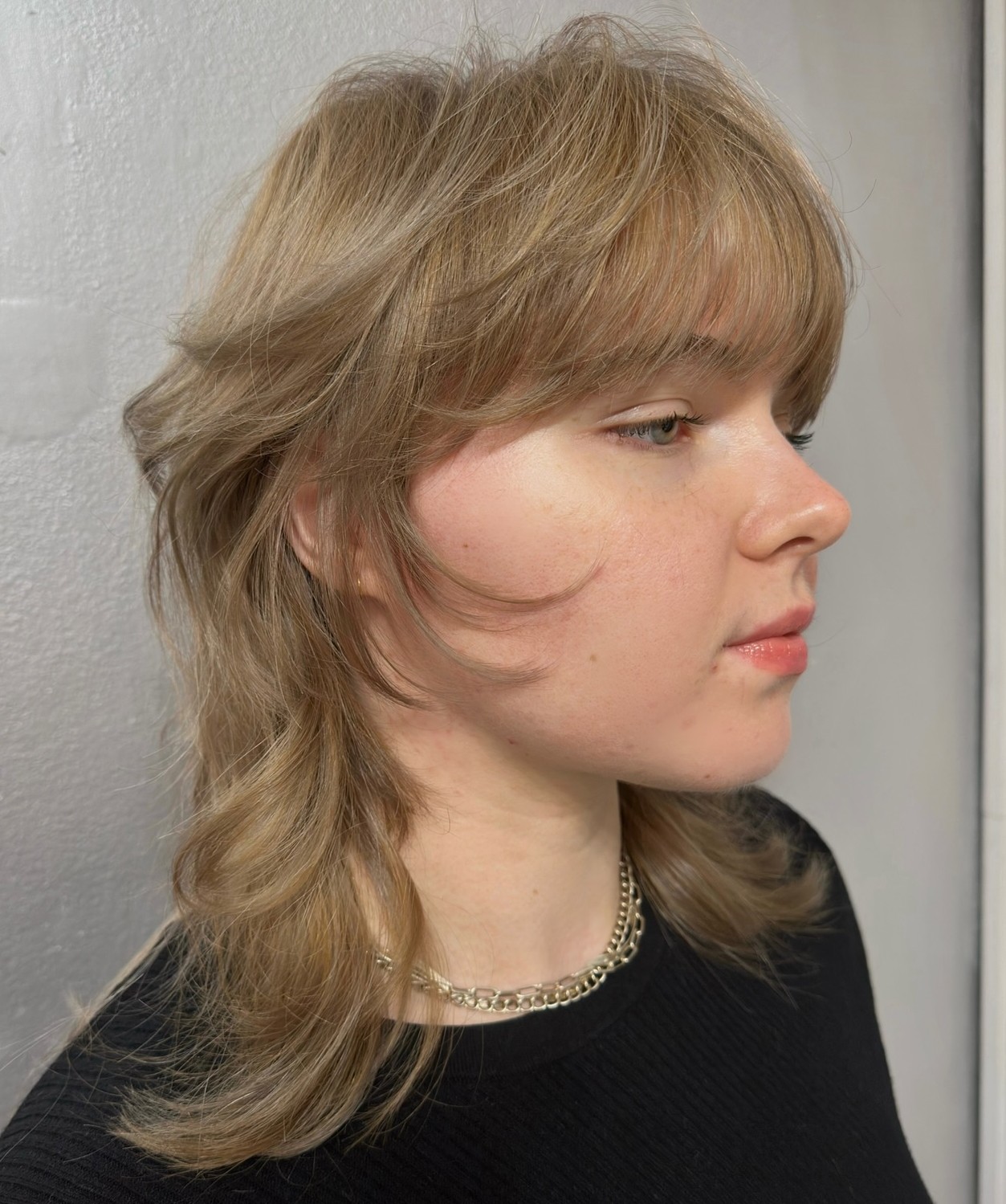 Wolf Cut for Wavy Thin Hair