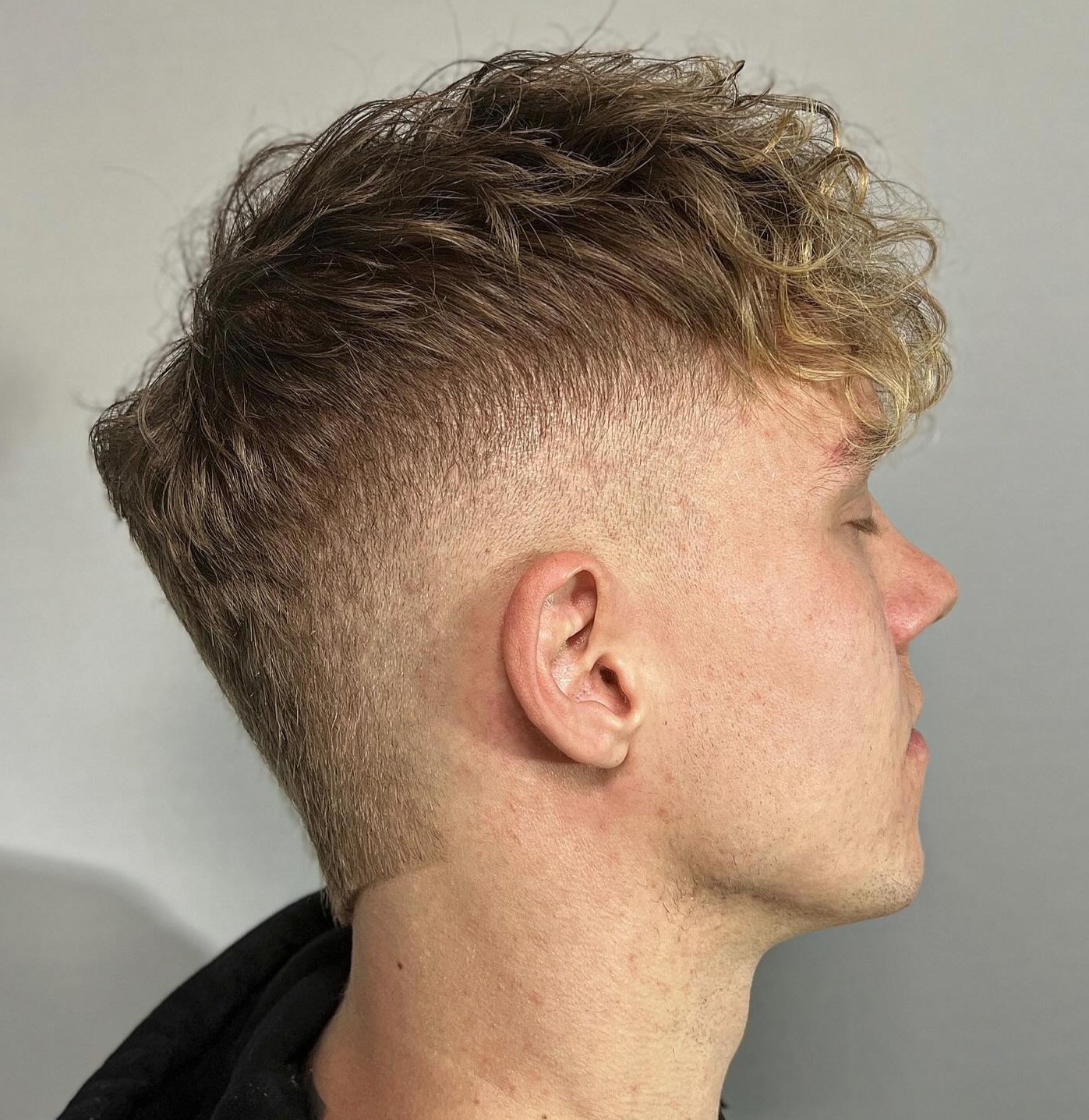 Professional Angled Taper Fade
