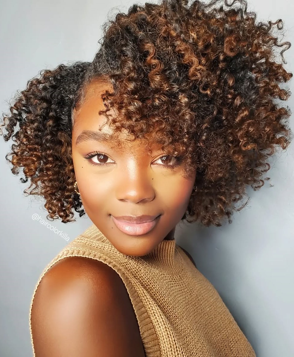 Short Natural Bob for an Oblong Face