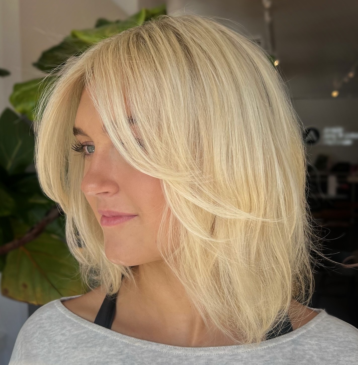 Lob with Wispy Layer