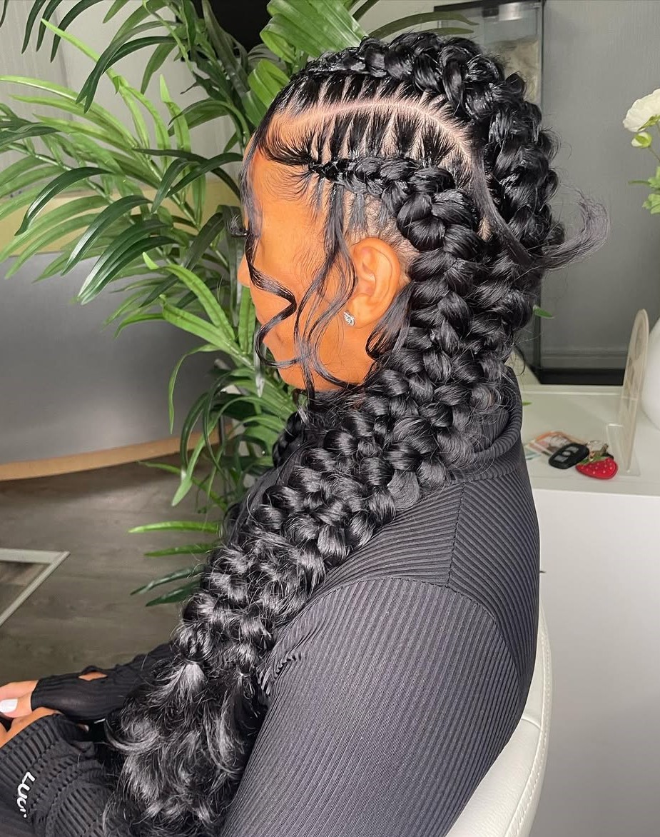 Long Loosely Braided Style