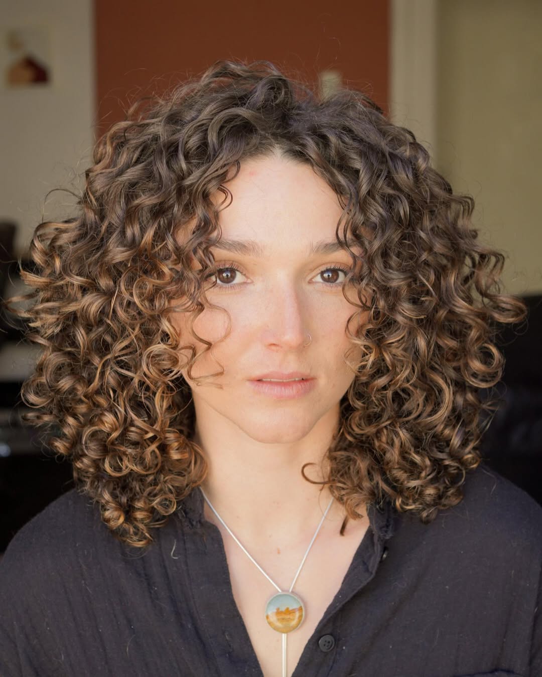 Classic Curly Lob Hairstyle