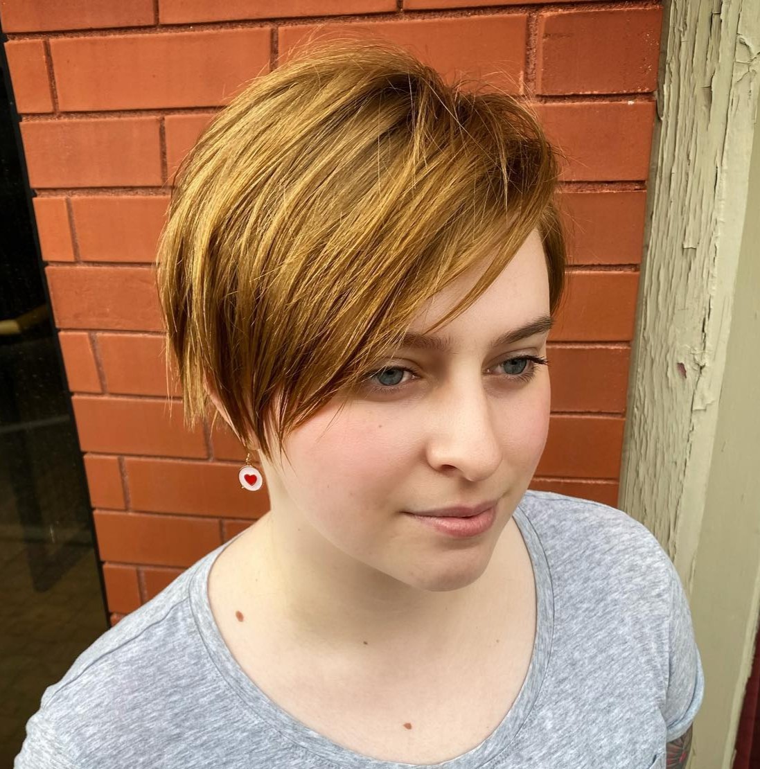 Long Pixie for a Round Face