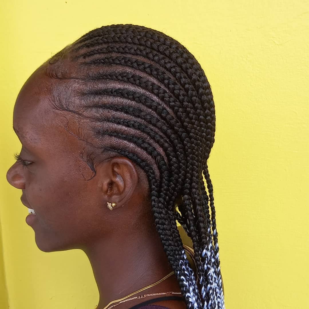 Straight Cornrow Hair Design