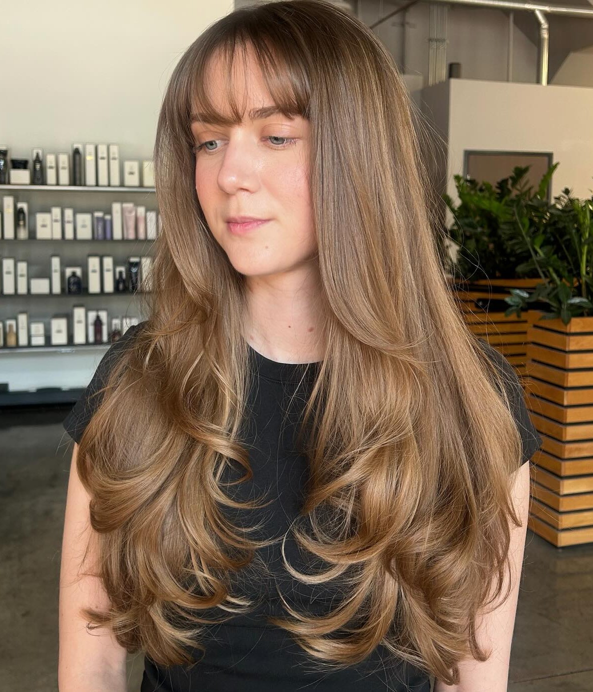 Long Cut with Subtle Blended Layers