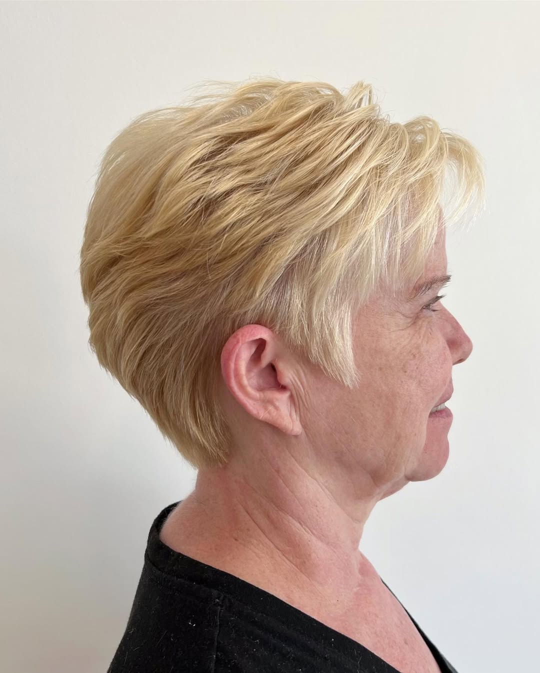 Modern Senior Pixie Hairstyle