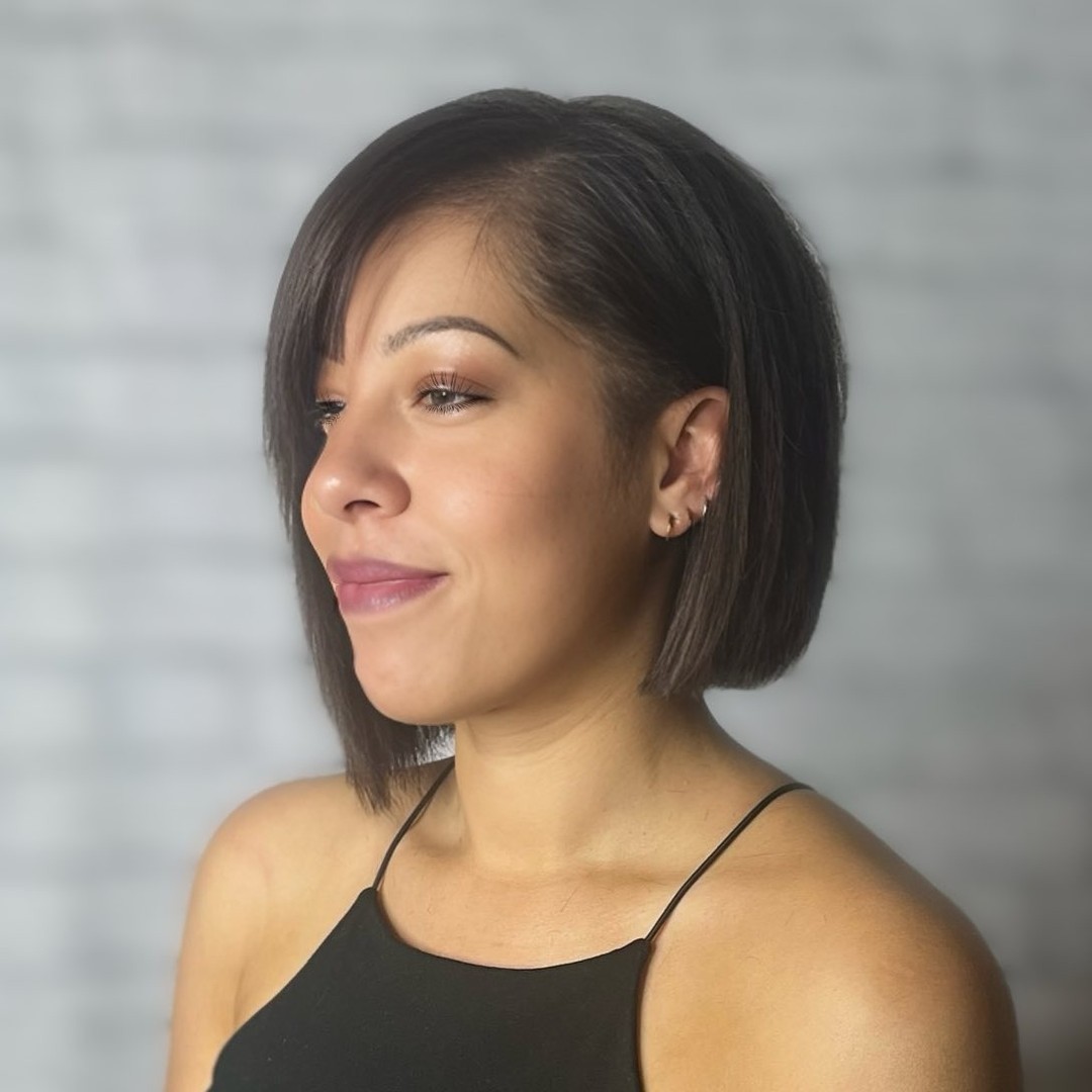 Blunt Bob with One Side Longer
