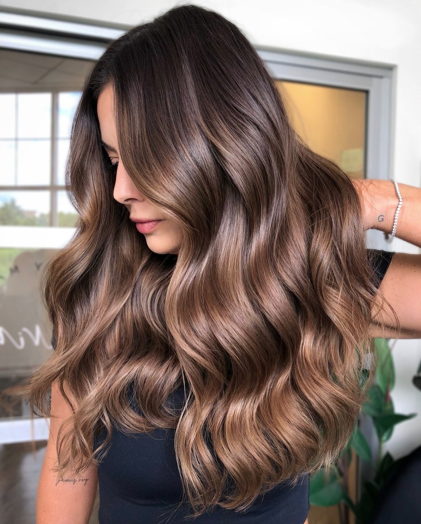 Brown Hair with Almond Melt