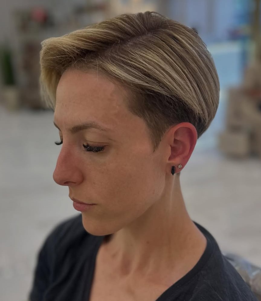 Pixie with a Side Part