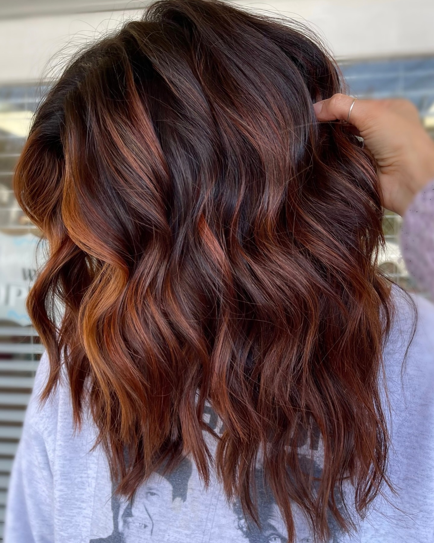 Copper Highlights for Brown Hair