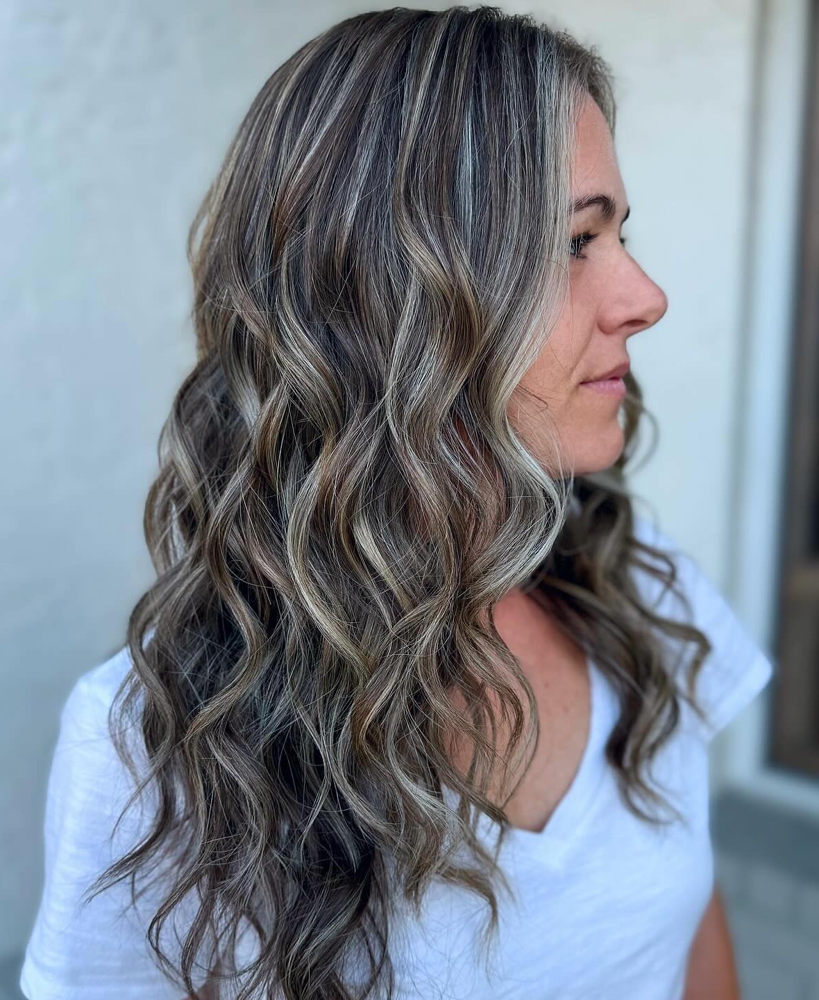Silver and White Highlights