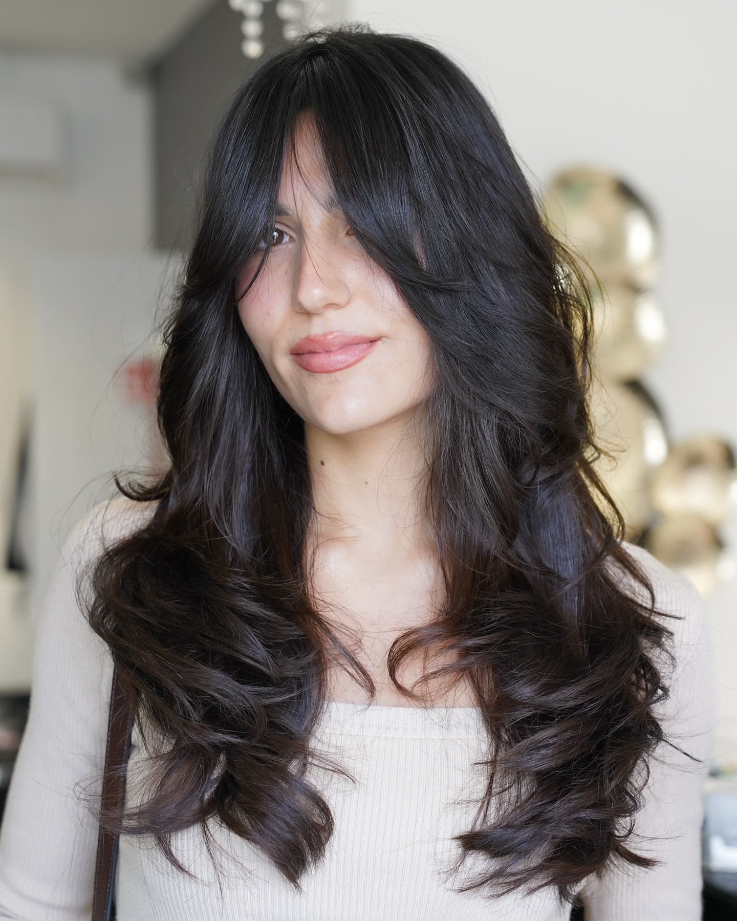 Two-Tier Feathered Cut