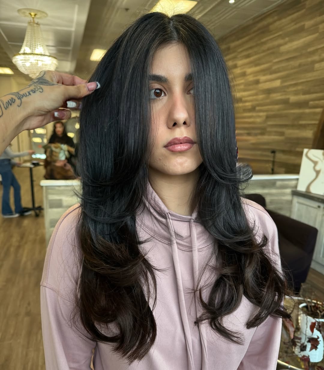 Long Layered Hairstyle for Thin Hair