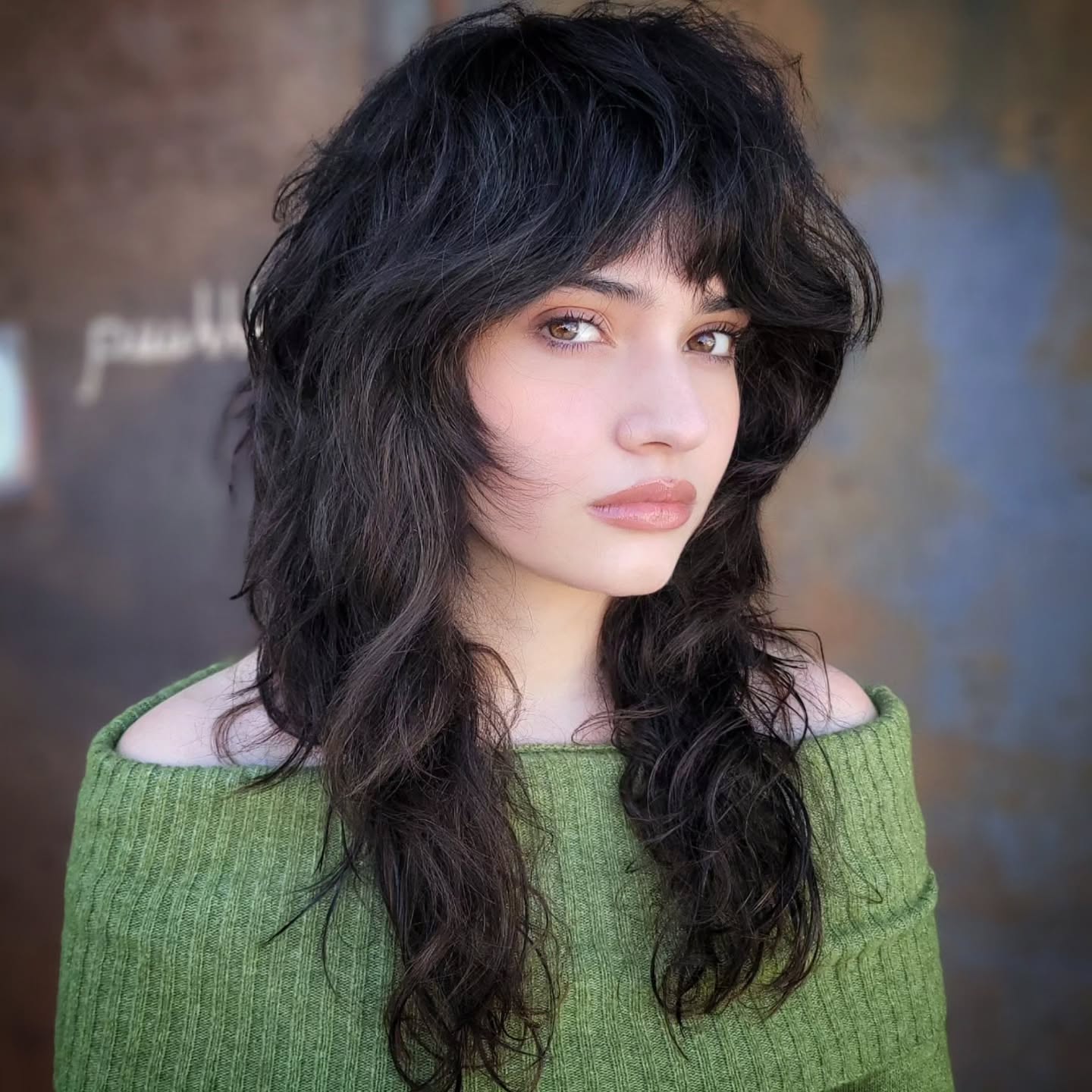 Long Wavy Razor Cut Shag