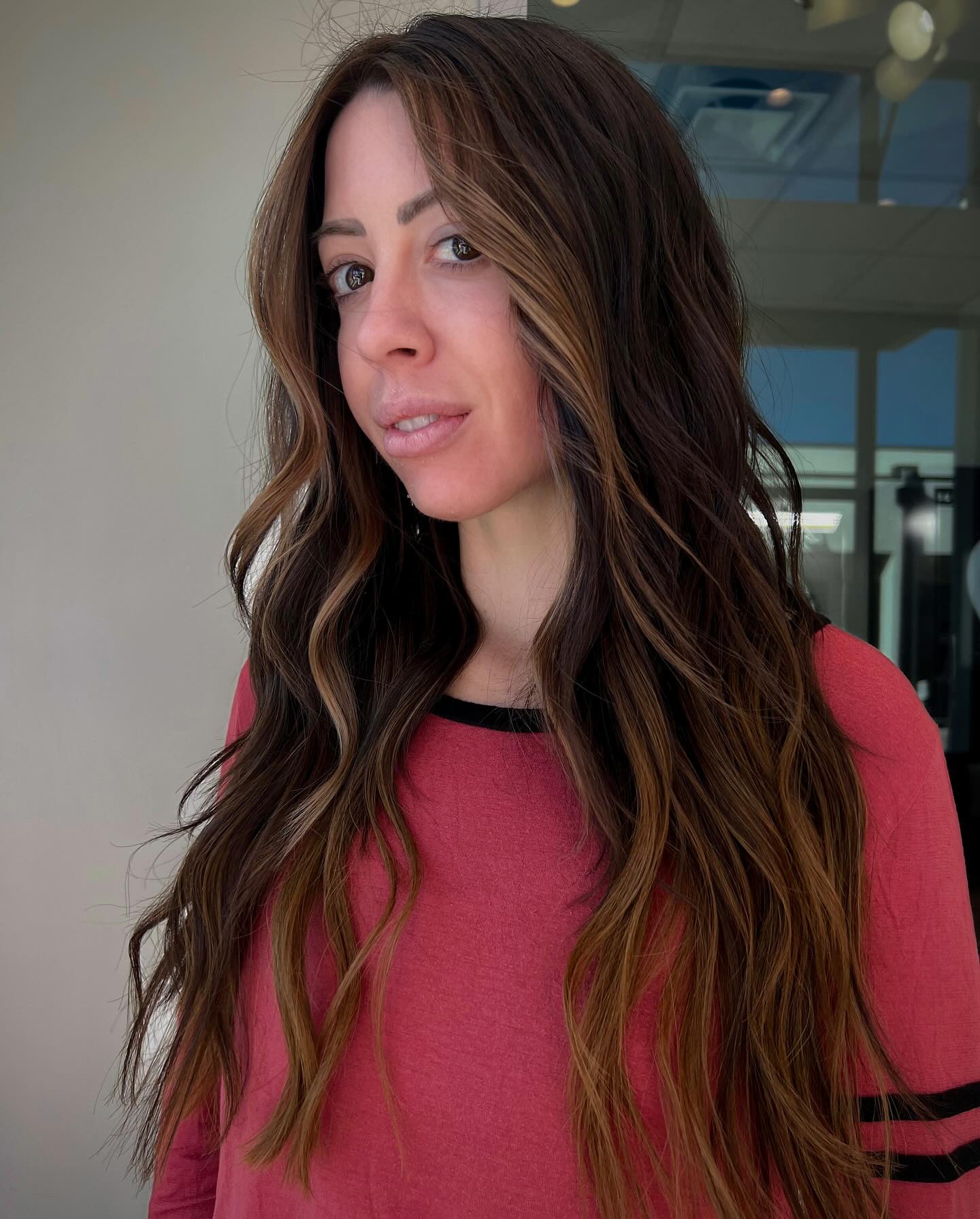 Brown Hair with Face Framing