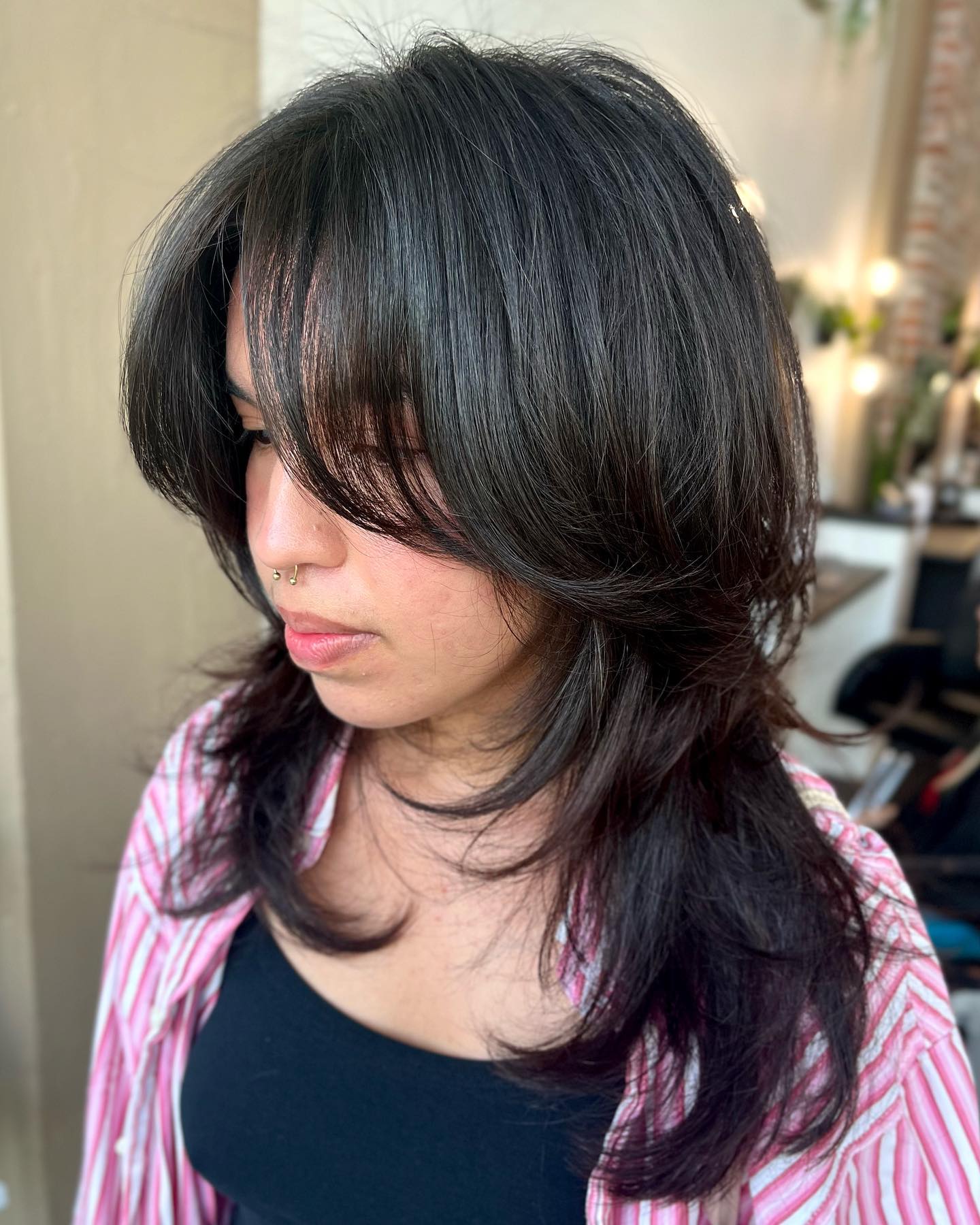 Feathered Cutting for Long Hair