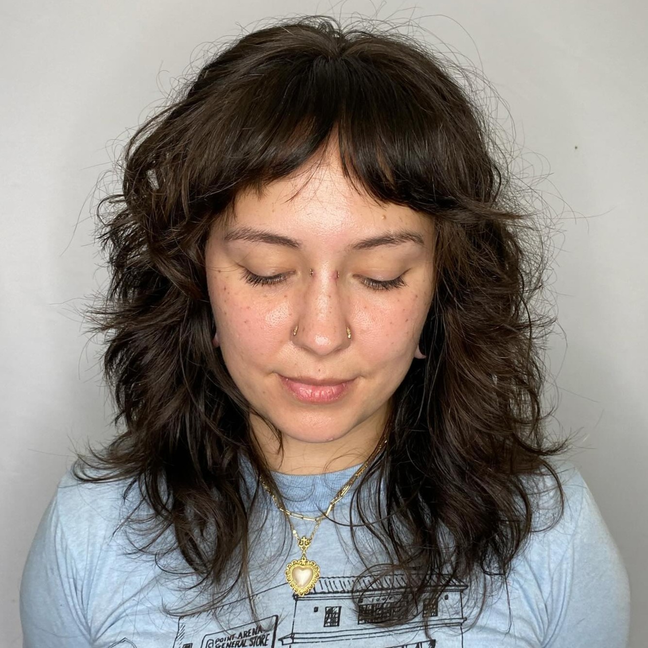 Short Curtain Bangs