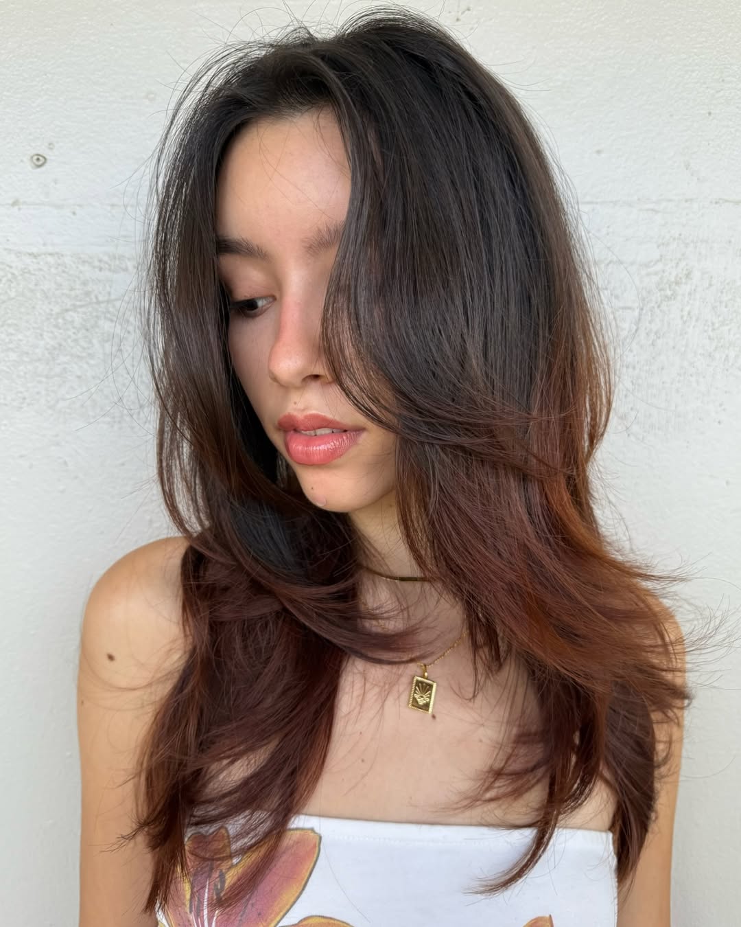 Thin Hair Long Layered Cut
