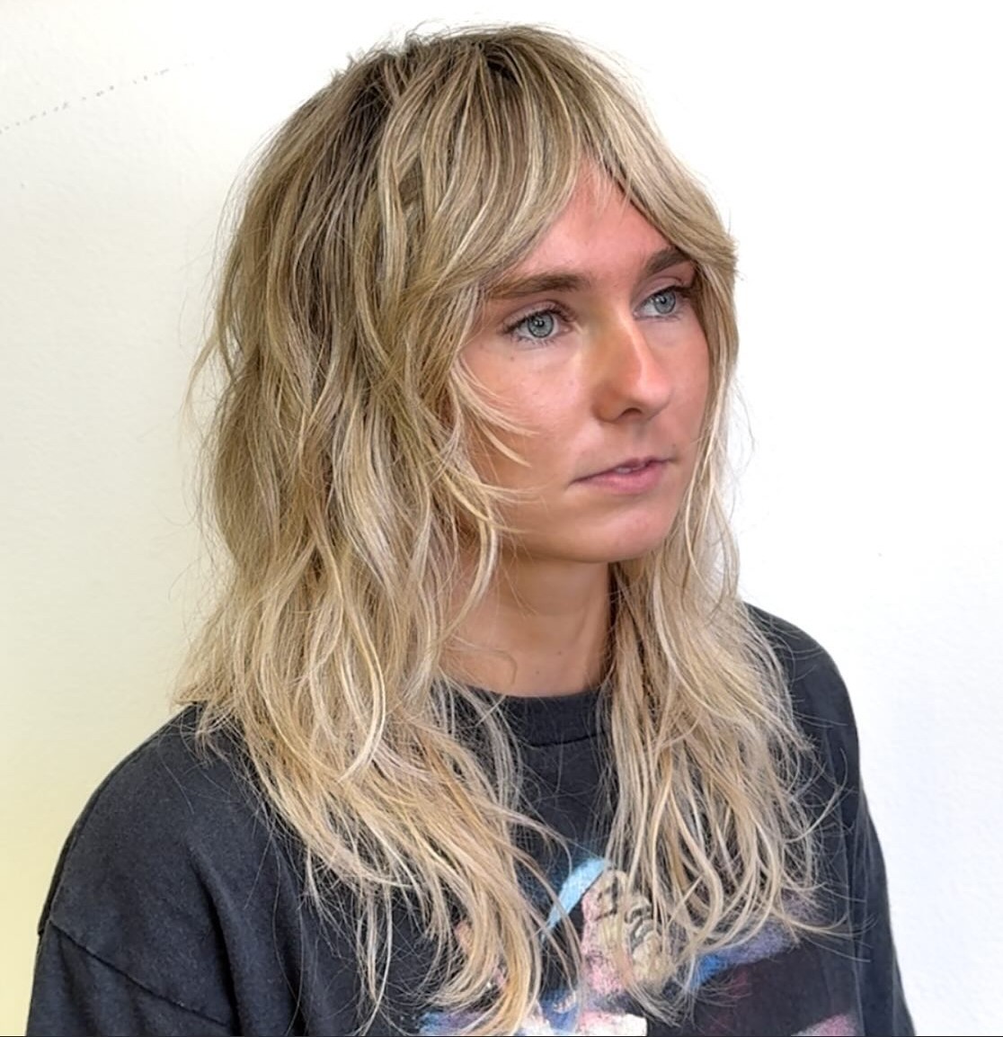 Long Boho Shag Hairstyle