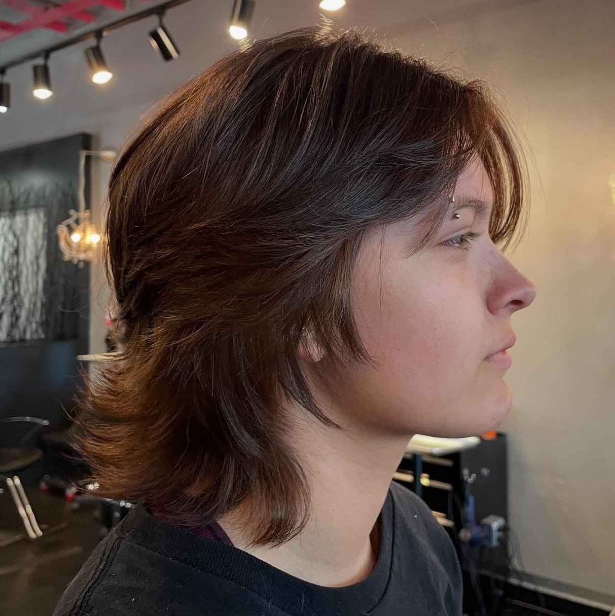 Wispy Feathered Mullet