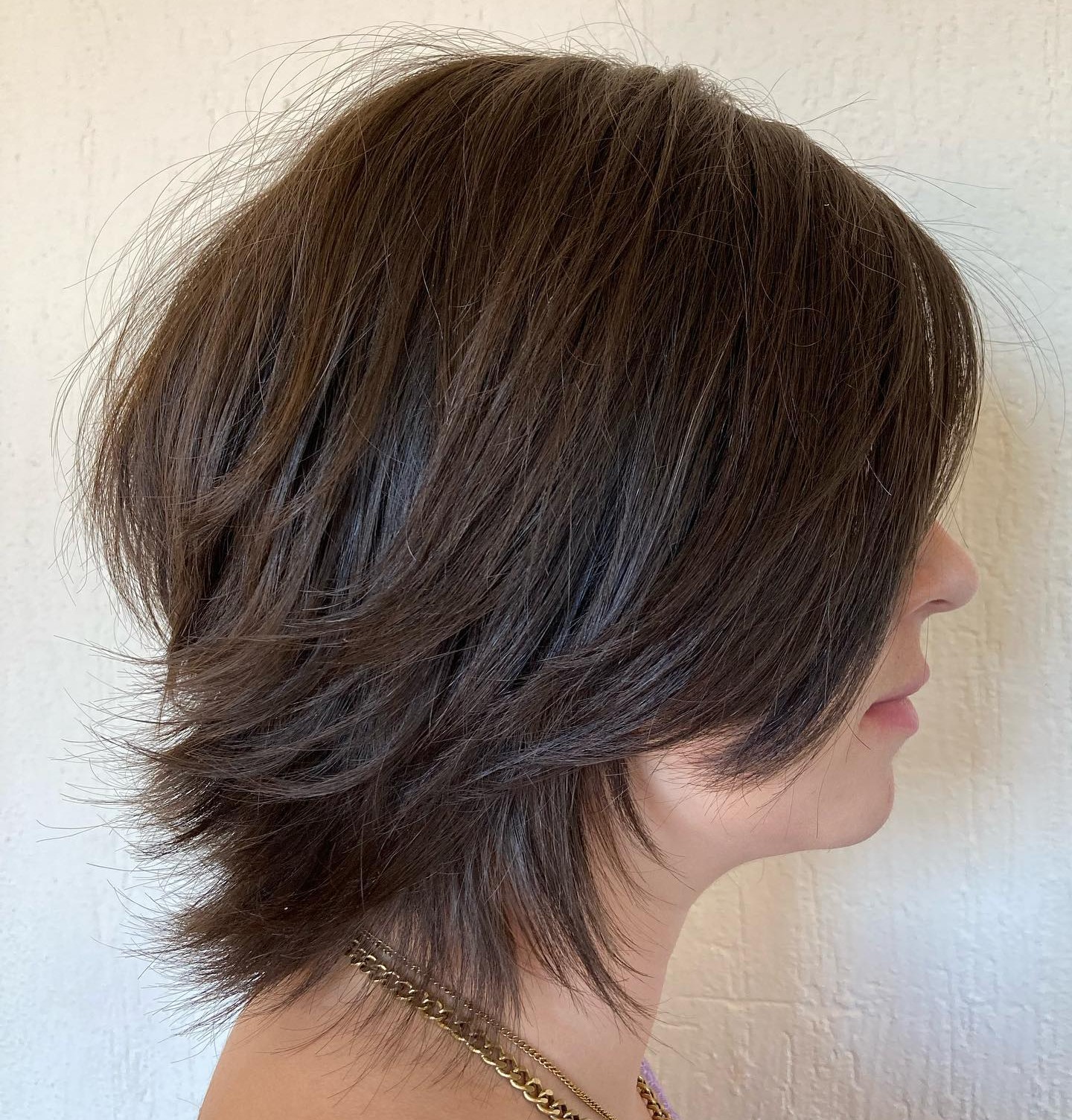Trendy Feathered Bob