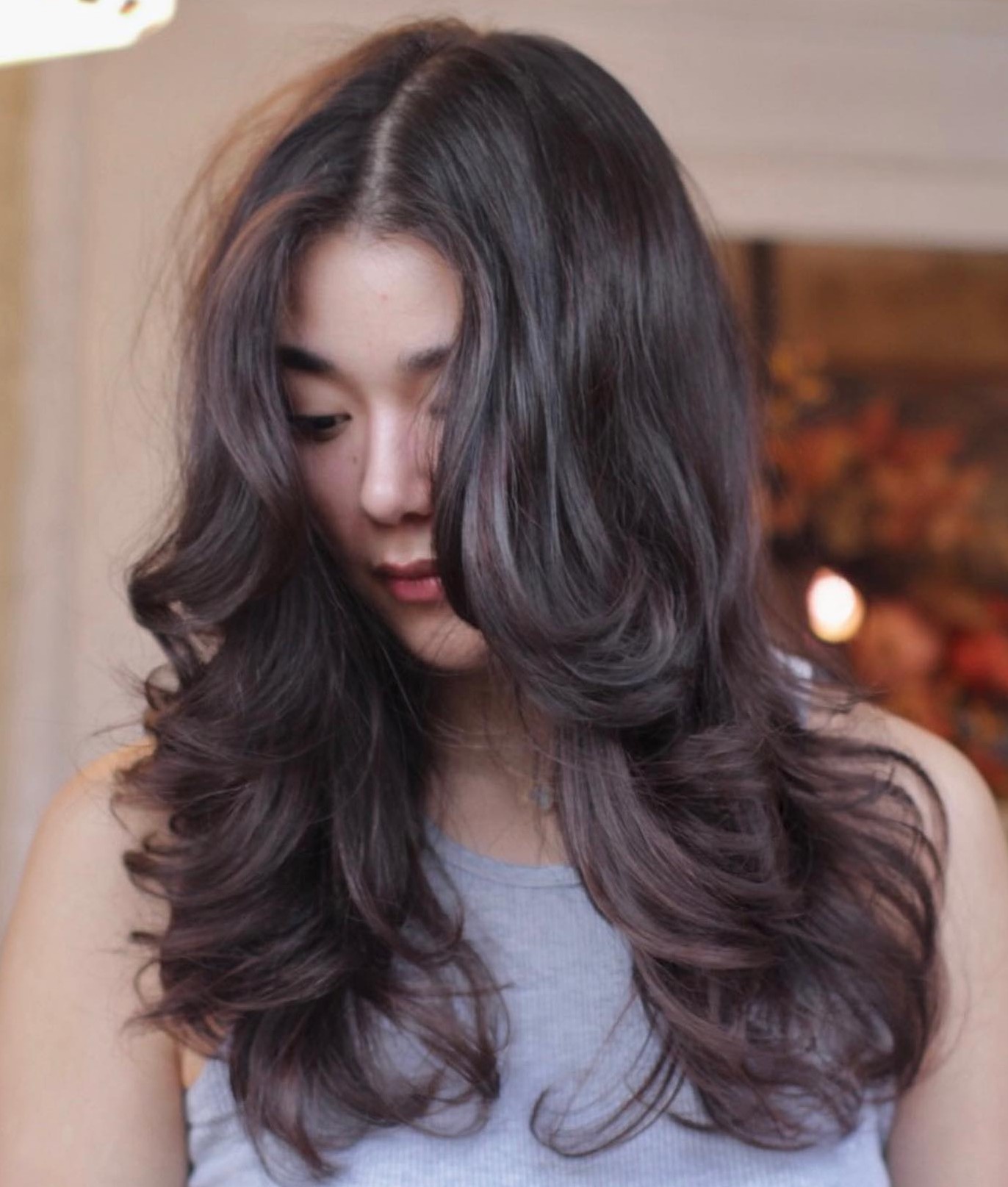 Long Feathered Razor Cut
