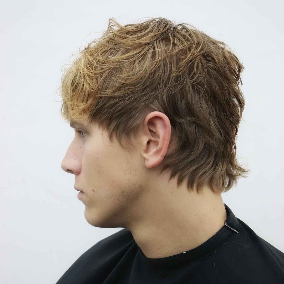 Mens Messy Hairstyle for Thin Hair
