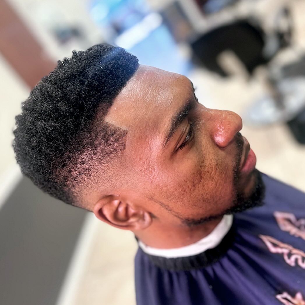 Classic Black Fade Haircut