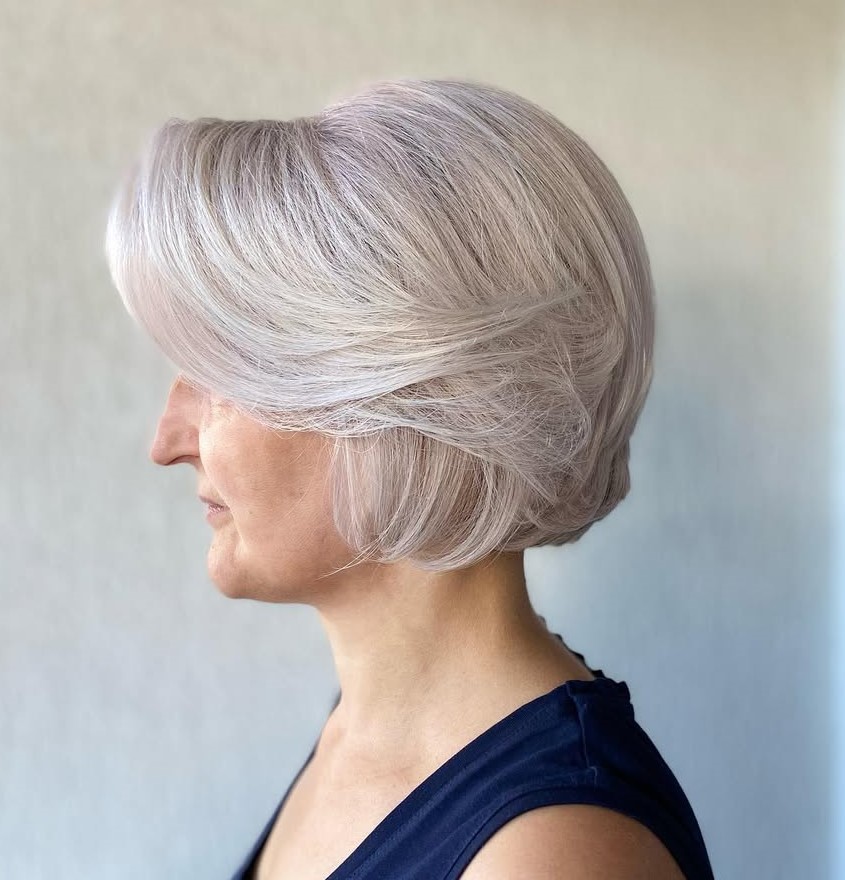 Short Natural Gray Hairstyle