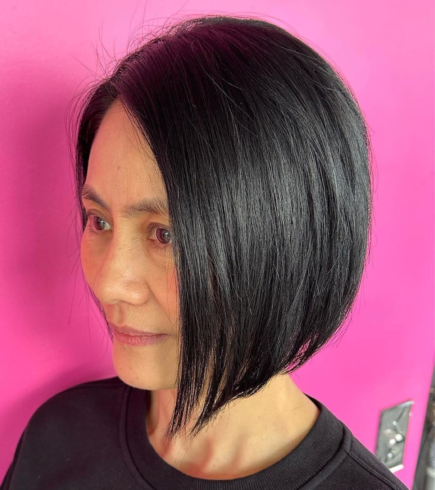 A-Line Bob for Big Foreheads