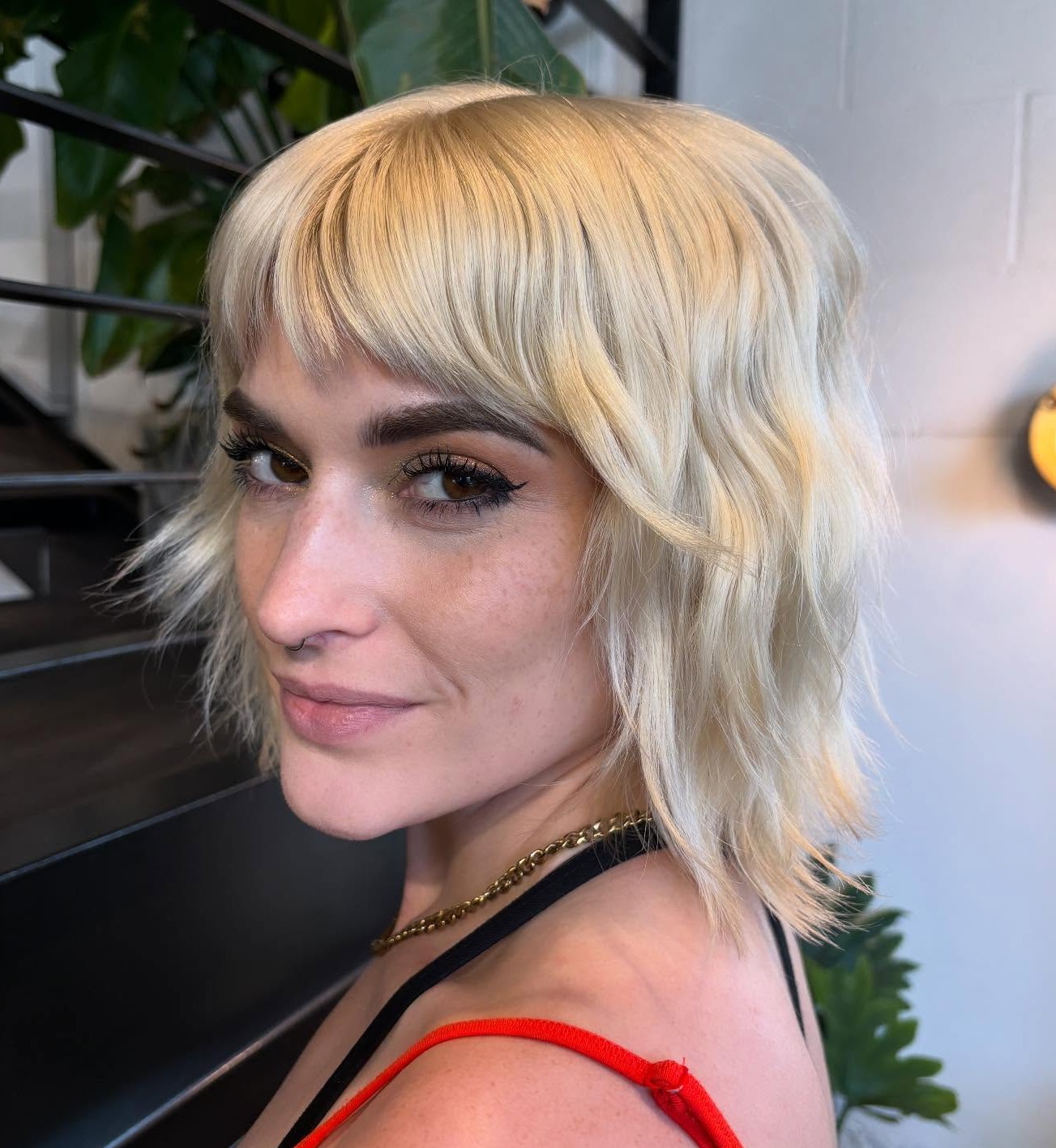 Short Wolf Cut Bob