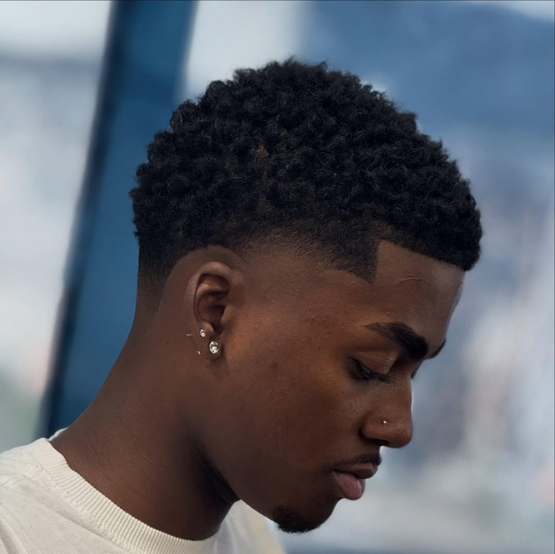 All-Around Afro Fade