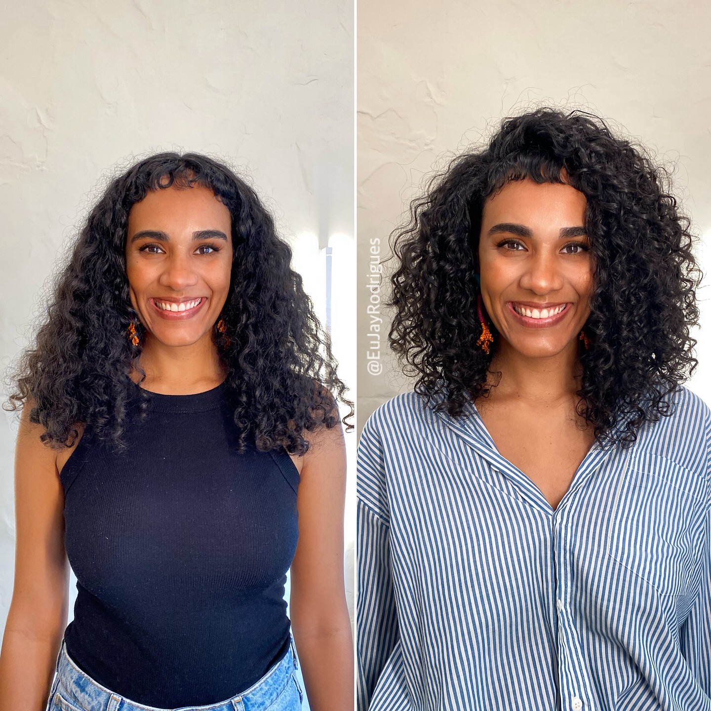 Angled Natural Bob for Big Foreheads