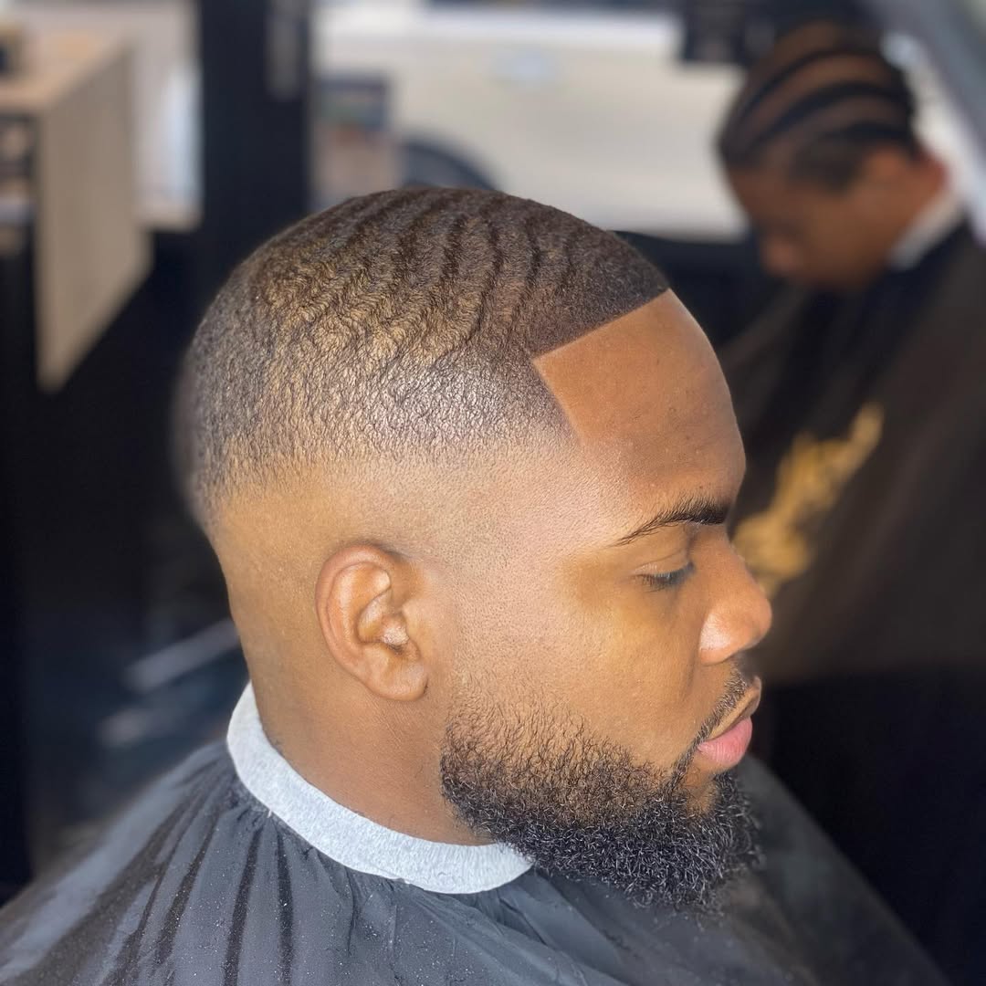 Skin Fade with Waves