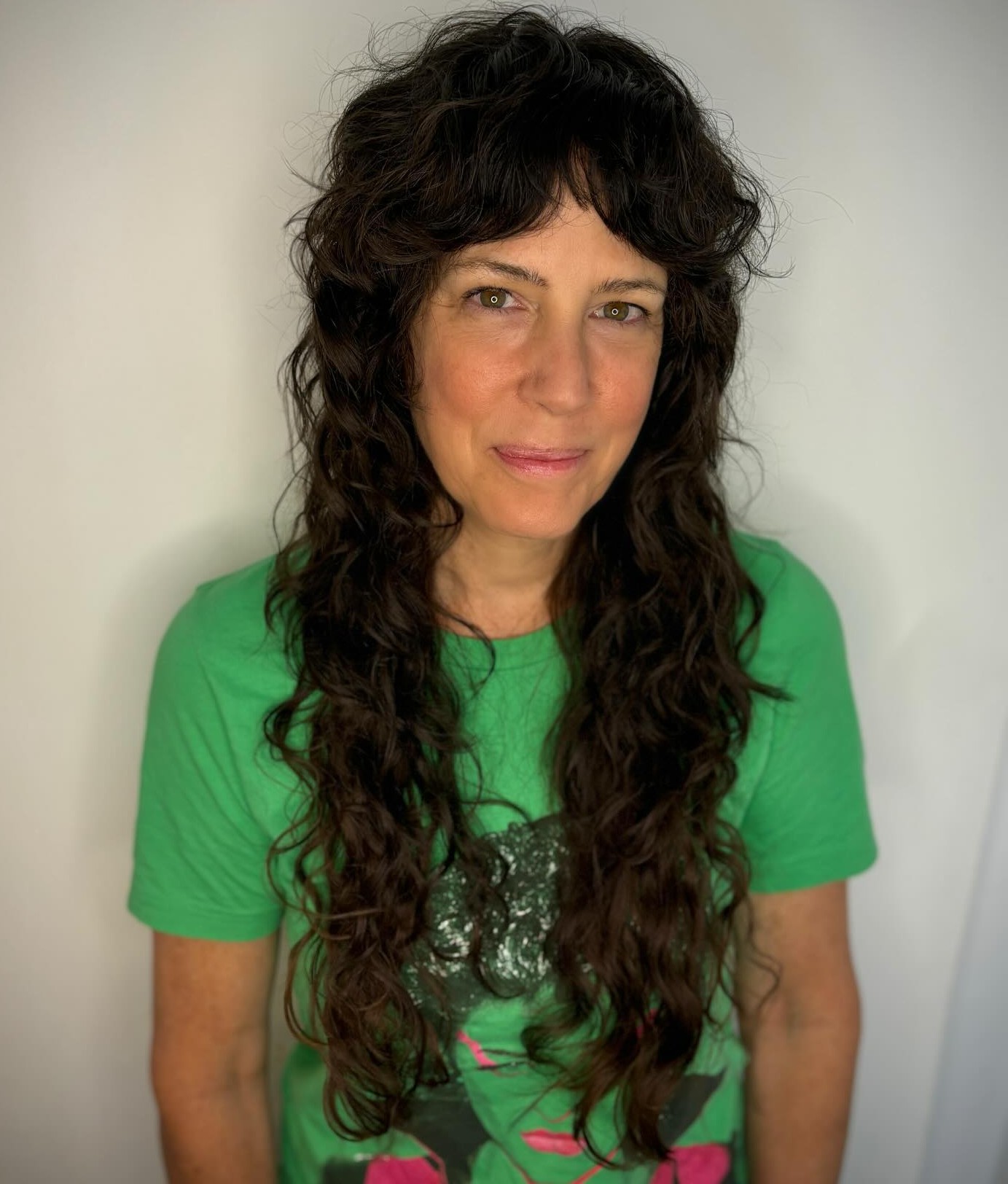 Medium Bangs For Wavy Hair