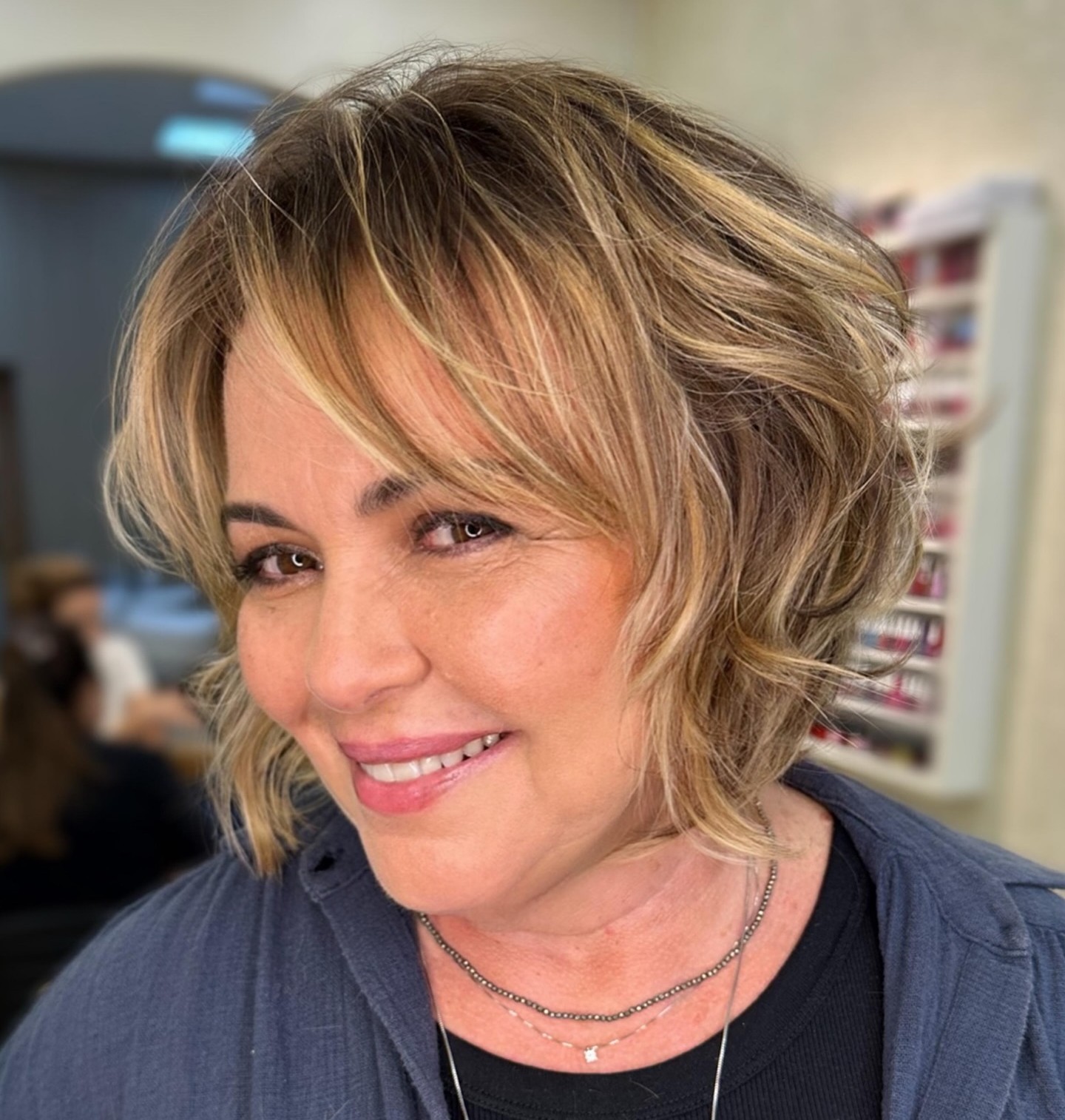 Fine Hair Bangs Over 50