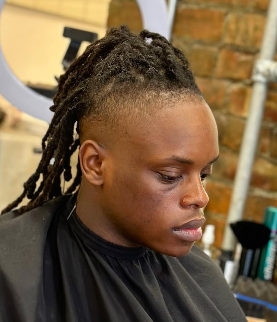 Black Male High Taper Fade