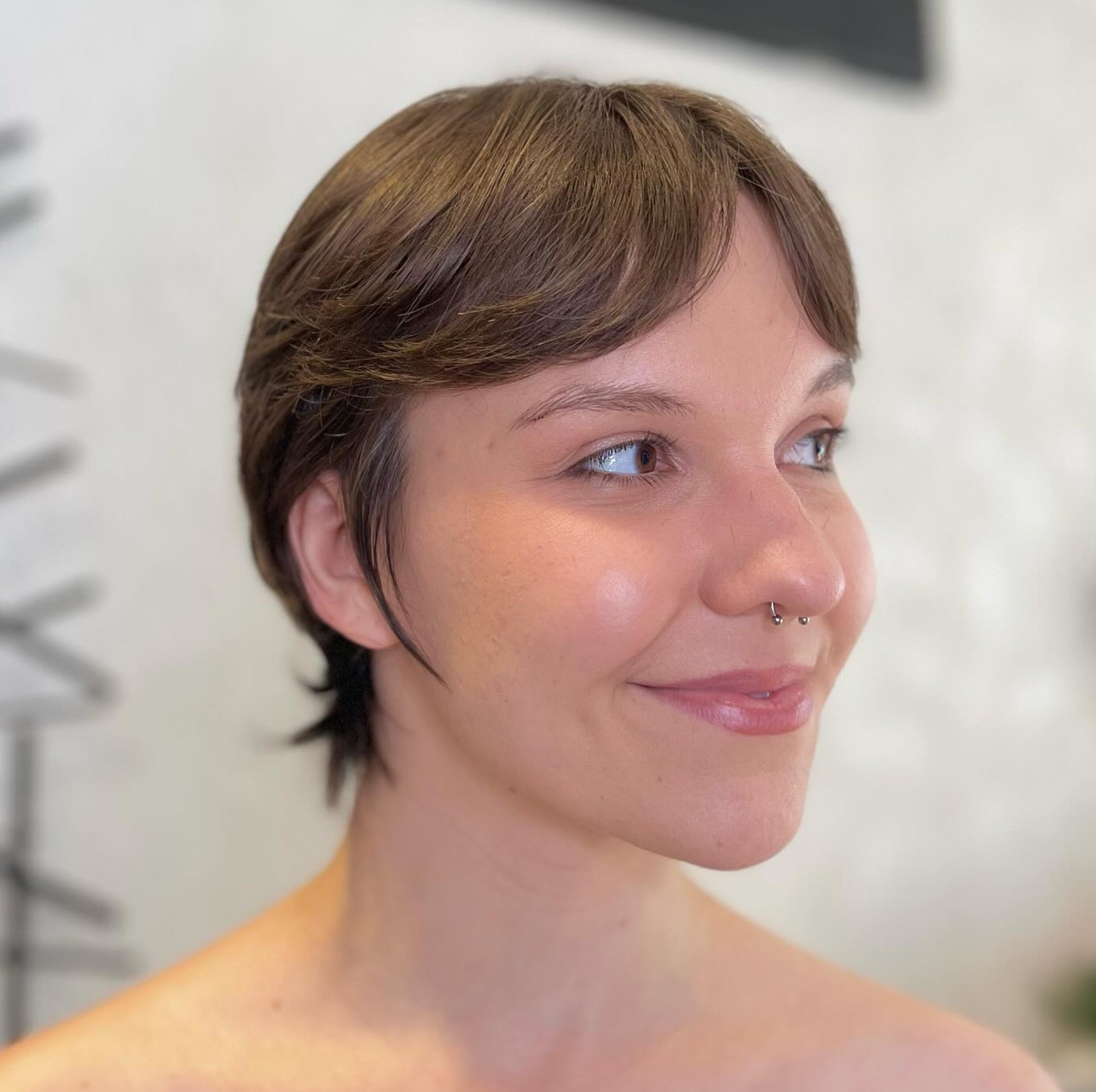 Big Forehead Feathered Pixie