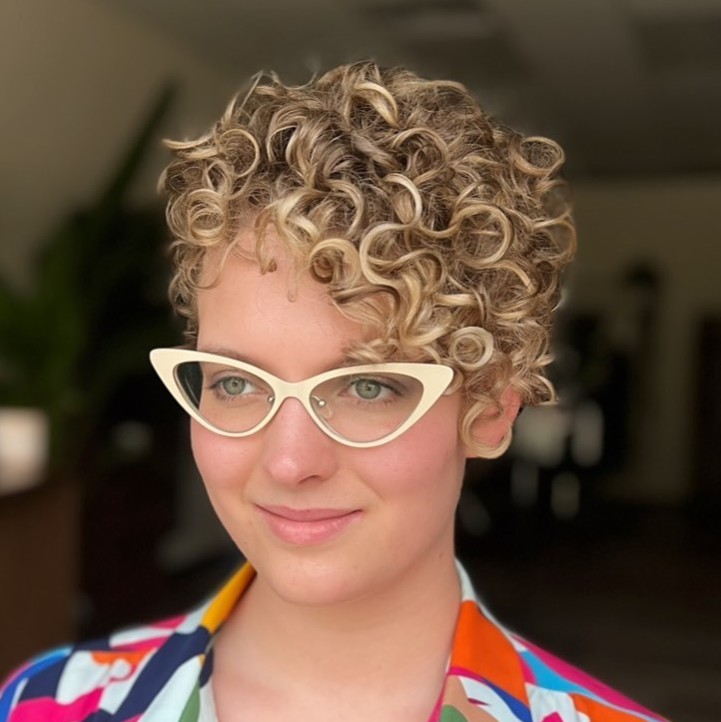 Big Forehead Curly Bixie