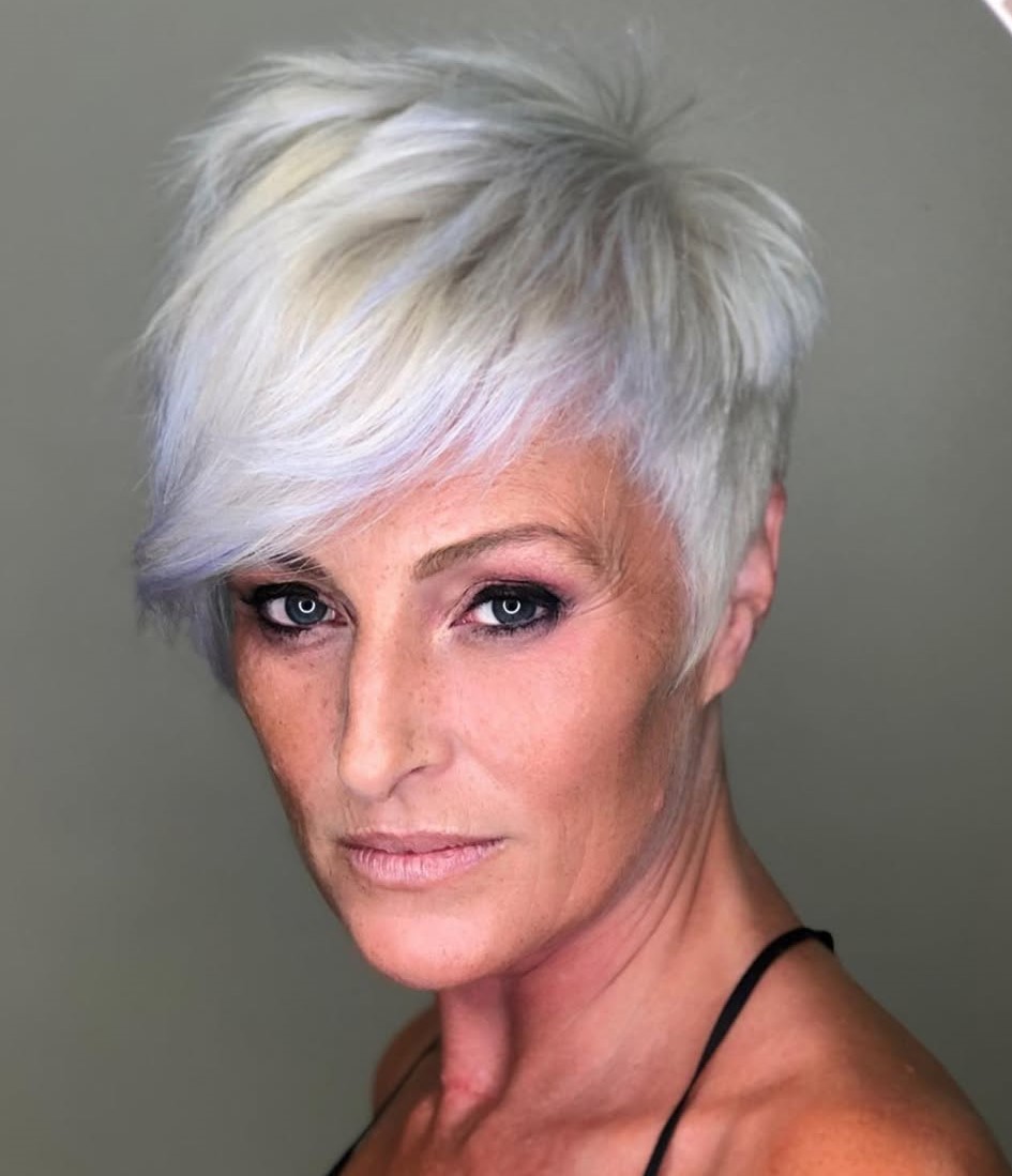 Platinum Gray Pixie