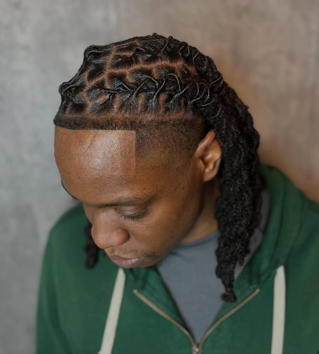 Mens Locs Fade Hairstyle