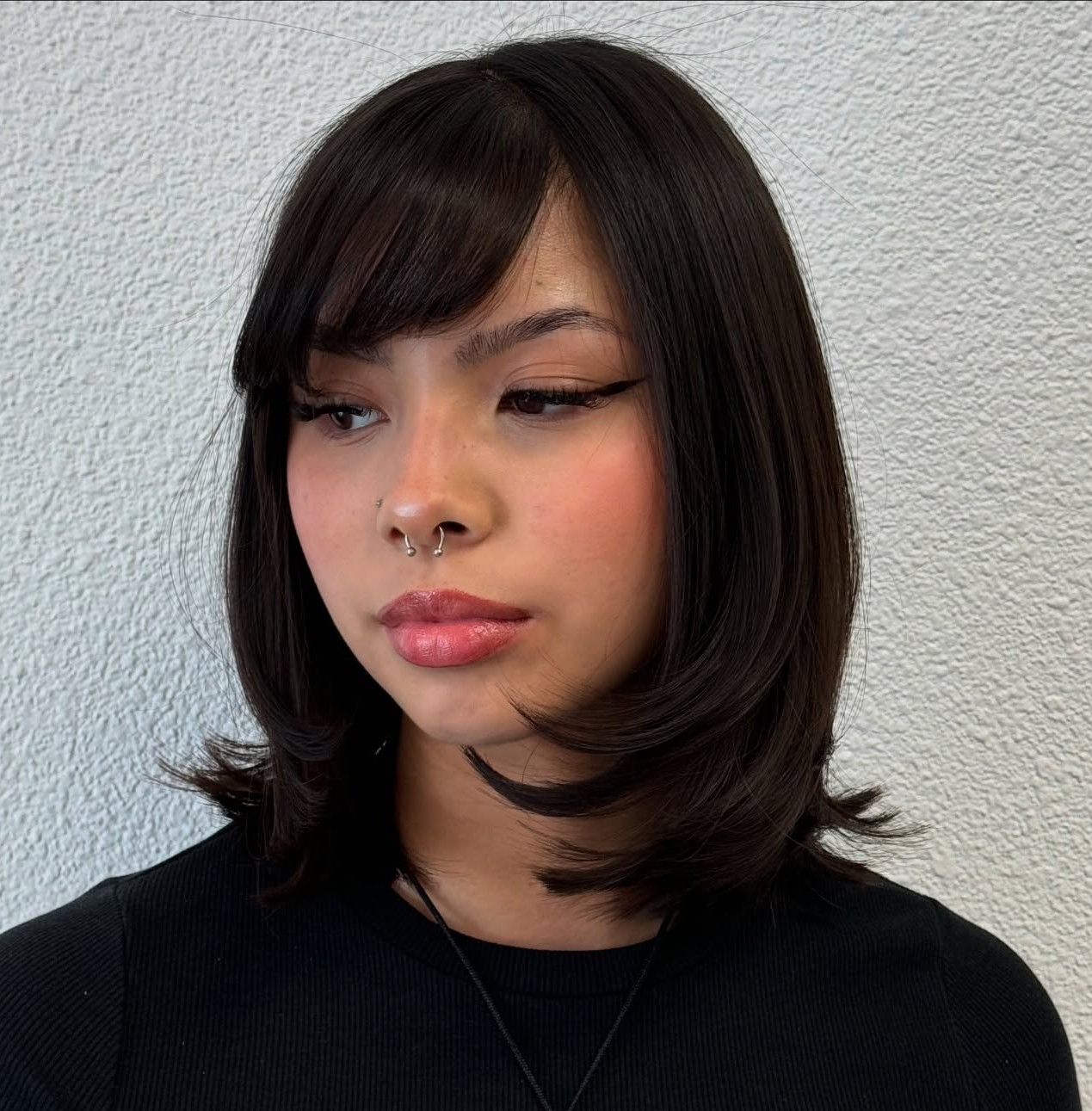 Side Bangs for Medium Hair