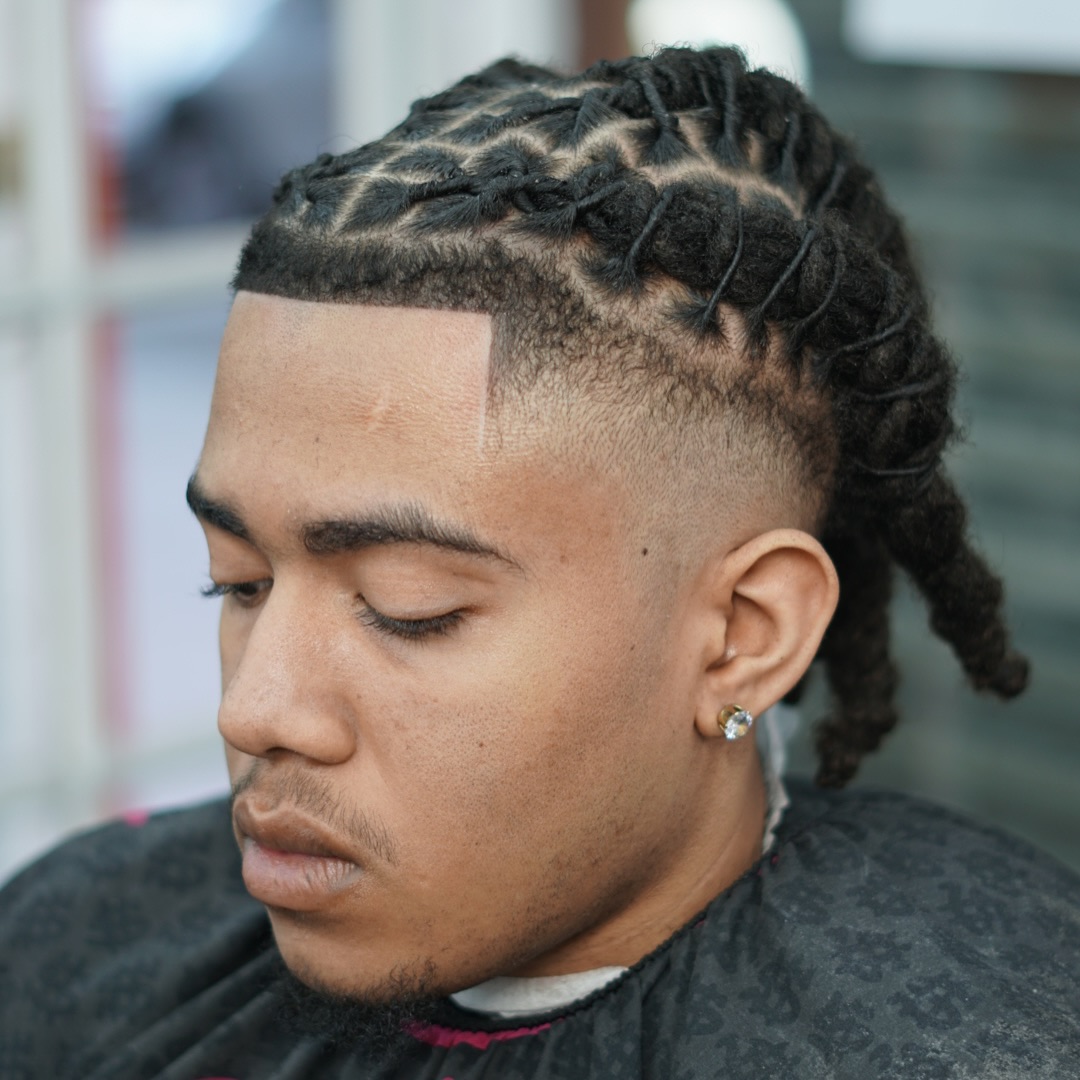 High Top Dreads with Fade