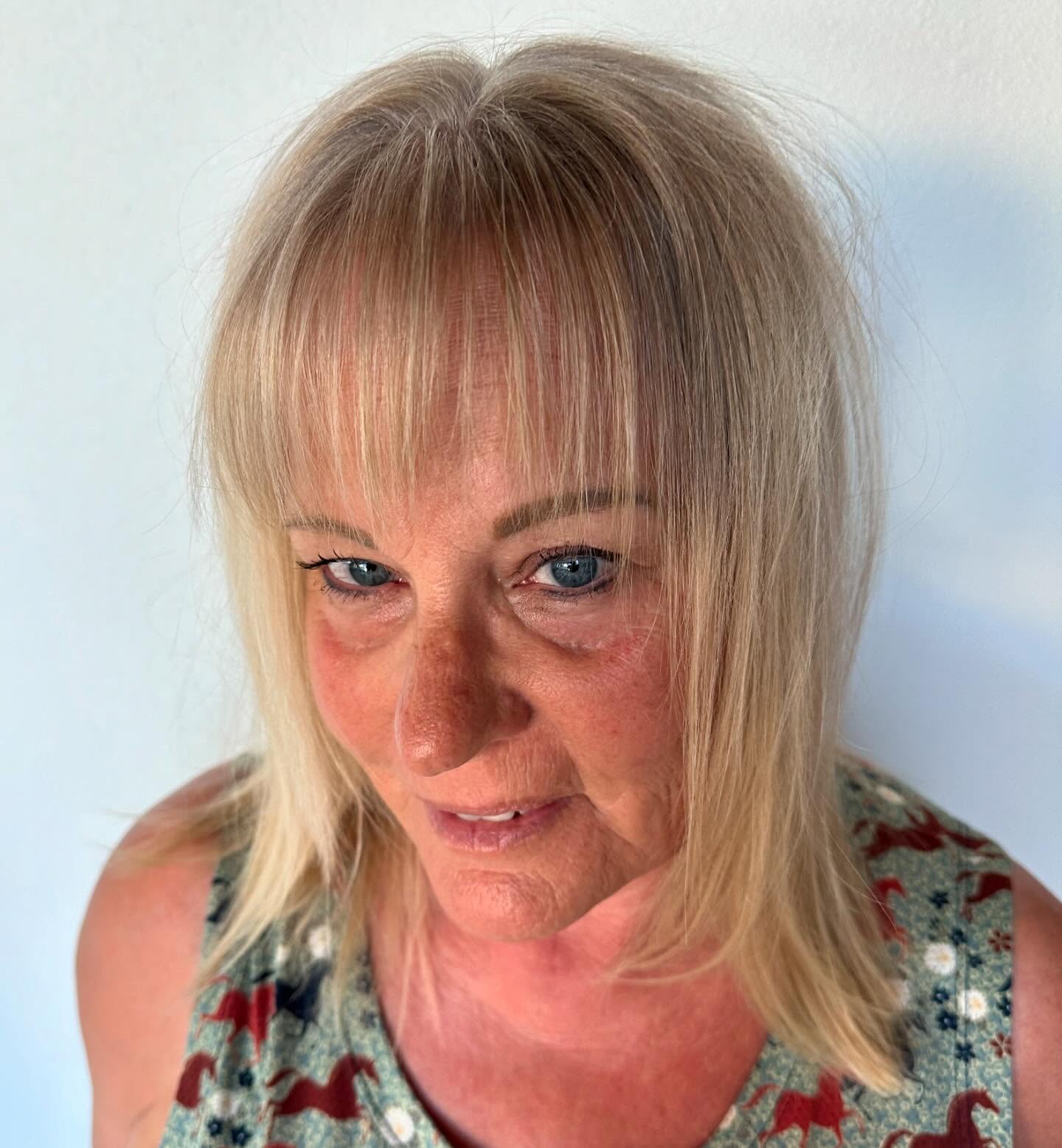 Light Thin Bangs For Older Women
