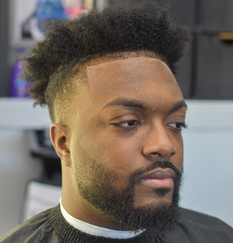 Line Up Fade with Textured Top